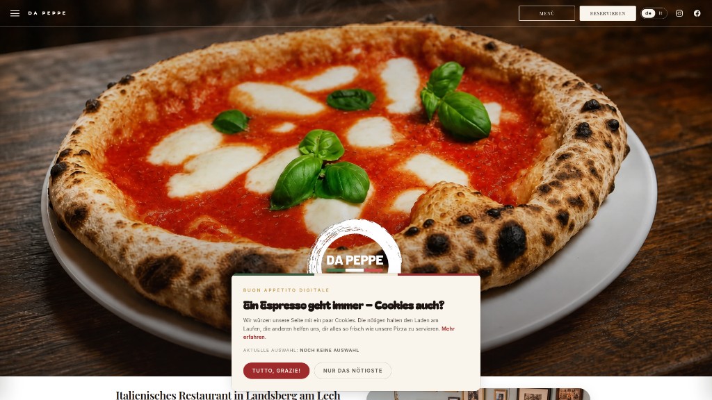 Da Peppe – Website