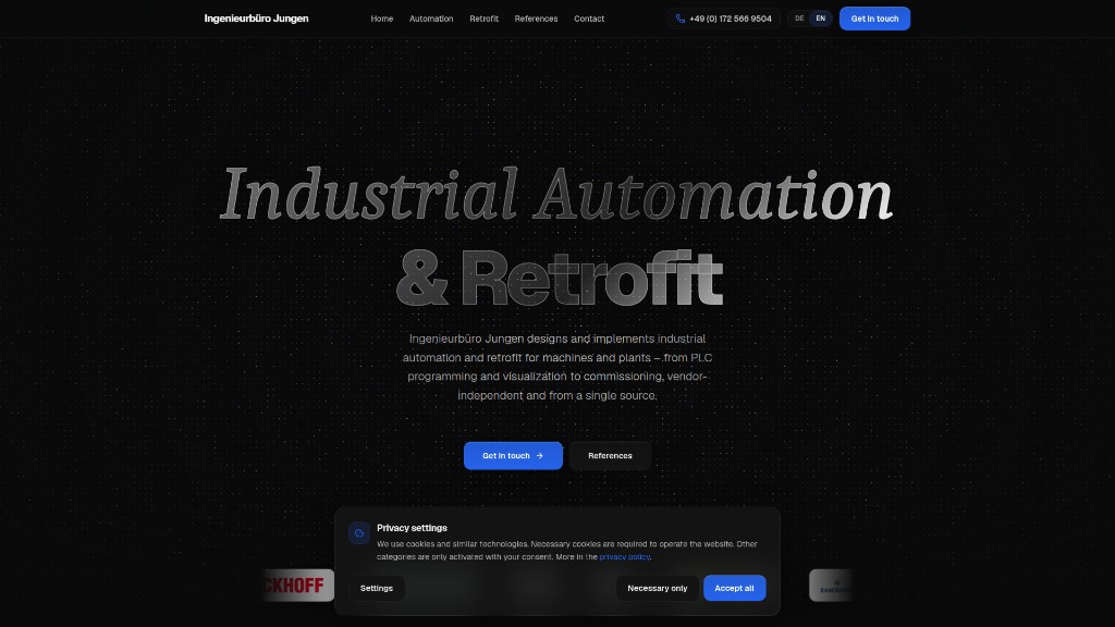 Ingenieurbüro Jungen – Website